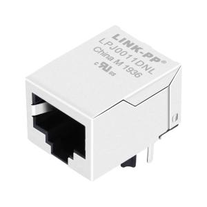 J00-0014NL Single Port Rj45 Modular Jack With Magnetics LPJ0011DNL