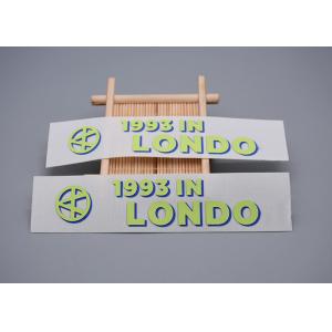 Custom White Woven Label Printed Matte Silicone Logo For Clothing