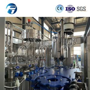 Small Scale Soda Glass Bottle Filling Machine / Water Bottling Equipment