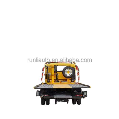 Factory JMC 5 Ton Towing Truck Flat Bed Truck Rollback Tow Truck Wrecker