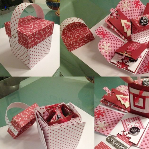 ECO-Friendly Wholesale Surprise Gift box Diy Christmas explosion present box