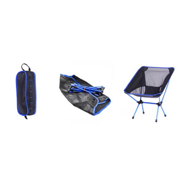 Outdoor Lightweight Aluminium Folding Beach Moon Chair for Picnic Fishing Camping