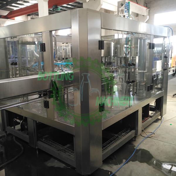 10000BPH CGF24-24-8 With Cap Lifter Mineral Water Auto Bottle Filling Machine