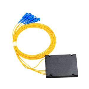 1*4 1*8 ABS Box Type Fiber Optic PLC Splitter With SC/APC Connector