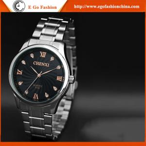 010D Couple Watch for Man Women's Watch Stainless Steel Quartz Watch Rose Gold