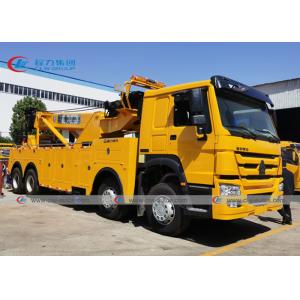 HOWO 8x4 371HP 420HP 360 Degree Rotation Road Wrecker Truck