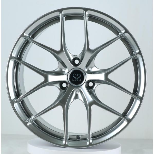 18 inch 3 hole hyper silver monoblock forged alloy wheels rims for smart