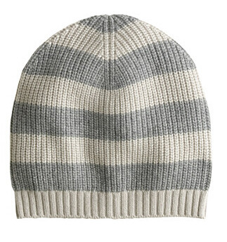 Buy WOMEN FASHION KNITTED STRIPE BEANIE at wholesale prices