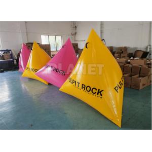 Custom Sealed Floating Triathlon Inflatable Advertising Water Buoy Marking Buoys
