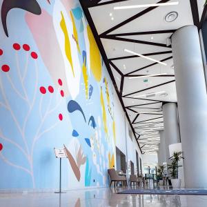 Ceiling Tiles Triangle Shape Aluminum Microperforated Acoustic Panels Soundproof