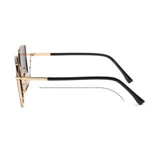 UV400 Protection Metal Women'S Sunglasses Full Rim Frame OEM