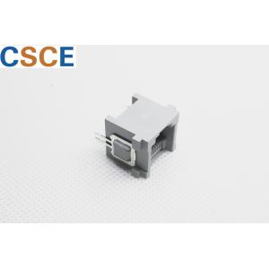 180 Degrees 8P8C RJ45 Female Port , RJ45 PCB Mount Jack 1.5A Rated Current