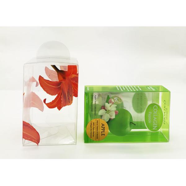 Buy High Glossiness PET Folding Clear Plastic Gift Boxes With Hanger at wholesale prices