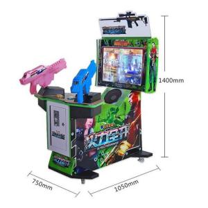 Coin Pusher Three in One Shooting Machine 42" Ultra FirePower Shooting Simulator