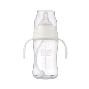 Transparent Silicone Nipple PP products infant feeding bottles Screen Printing