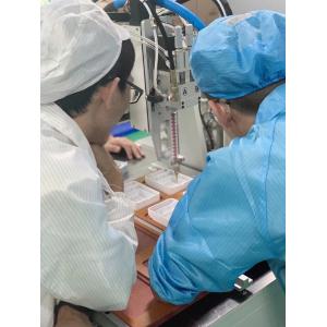 Low Noise Level Full Automatic LED Driver AB Silicone Glue Potting Machine for