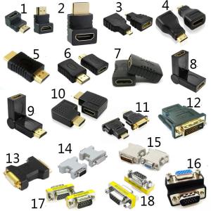 HDMI Male to Female DVI VGA Converter Video Adapter Mixed Wholesale