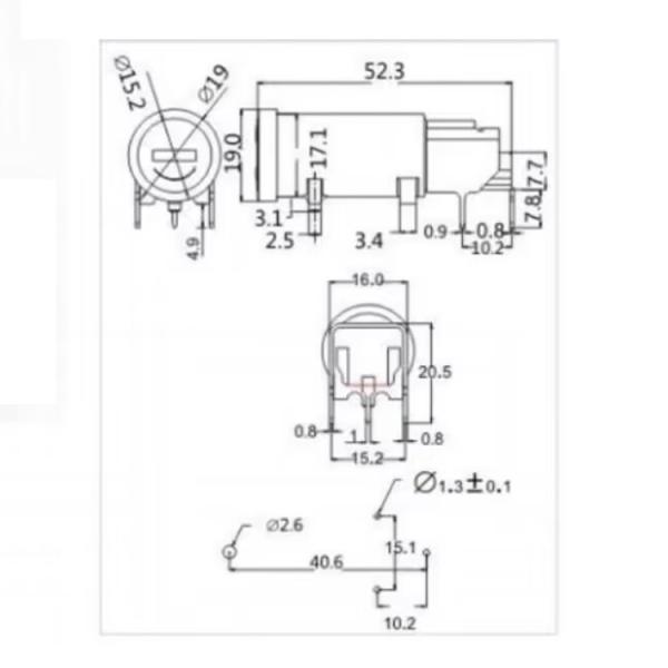 Phenoric Resin Bayonet Type Cap 6x30mm 15A 30A 500V 600V AC PCB Mounted Fuse Holder