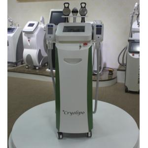 Quality Nice effective high quality green and white 5 handles 10.4 inch cryolipolysis RF cavitation slimming machine for sale