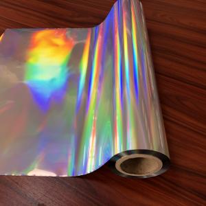 Holographic Metallized PET Thermal Lamination Film for Commercial Packaging