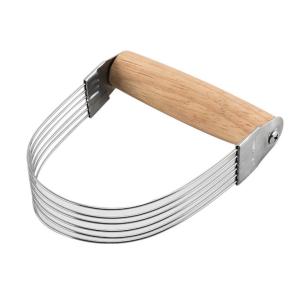 Wooden Handle Cake Making Tools Material Stainless Steel Mixer