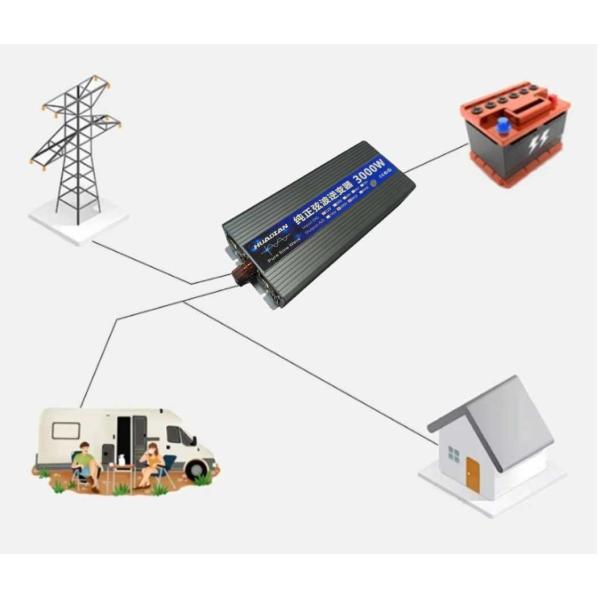 High Performance 5000 Watt Pure Sine Wave Power Inverter For Low And High Voltage Protection