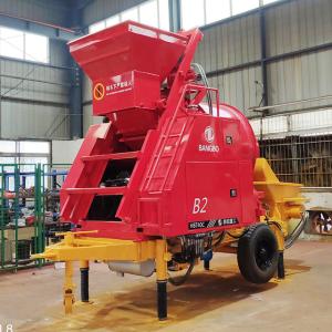 8Mpa 40m3/H Concrete Mixer Machine With Pump Large Capacity