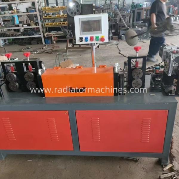 Double Servo Straightening and Cutting Radiator Making Machine with 80cm Height
