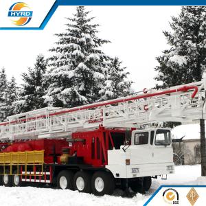 Quality Professional Onshore Oil Well Workover Oil Rig Truck Mounted Without Guyline for sale