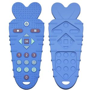 LFGB Standards Remote Control Silicone Baby Teether MHC Kids Toy
