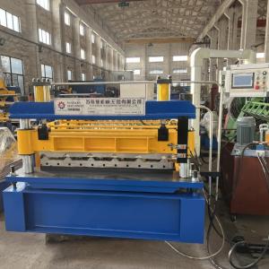 0.3mm Thickness Trapezoidal Roof Panel Roll Forming Machine,28mm Height PPGI