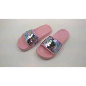 Girl'S Bow Lip Beaded Eva Foam Summer Slipper Shoes