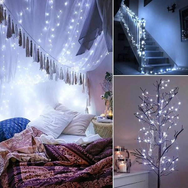 Battery Operated IP67 Copper Wire Fairy Lights Micro LED Starry Light For Decor DIY Tree Gift