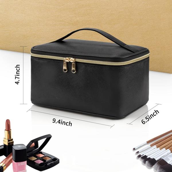 Makeup Bag, Portable Cosmetic Bag, Large Capacity Travel Makeup Case Organizer,