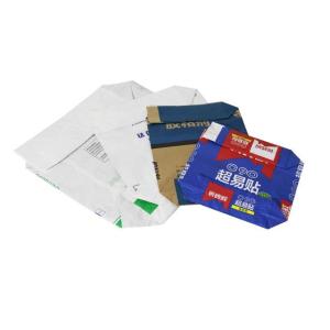 Convenient Pasted Valve Multiwall Paper Bags Packaging Granular Powdered