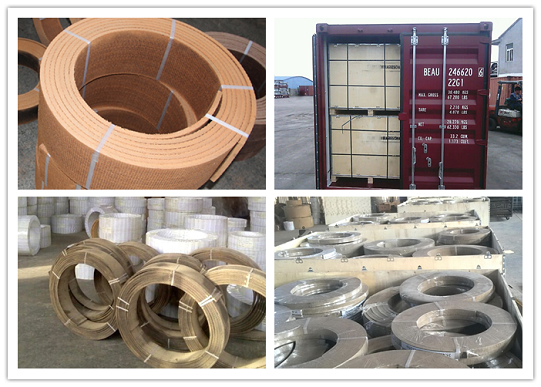 Strengthen Copper Wire Woven Brake Lining Material Rubber Based