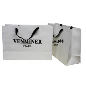 Customized Jrep 250g Paper Carrier Bag, Personalised Shopping Bags With Logo