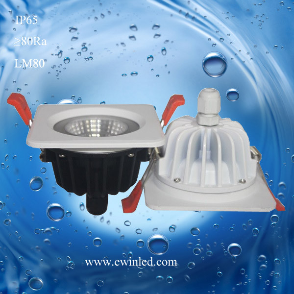 Buy LED 9W cob downlight waterproof recessed IP65 bathroom lighting downlight at wholesale prices