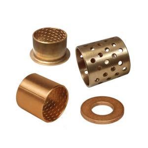 CuSn8P FB090 Wrapped Bronze Bearing With Grease Pockets