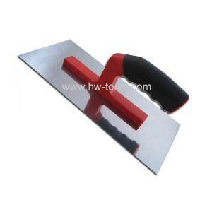 Quality plastering trowel with stainless steel blade palstic handle HW02242 for sale