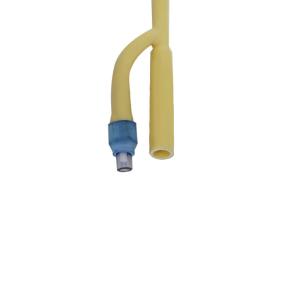 Disposable Latex Foley Catheter Fr22 With 100% Silicone Coating