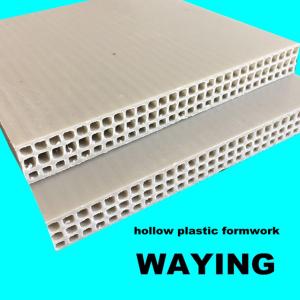 1220x2440*12mm Hollow Plastic Formwork