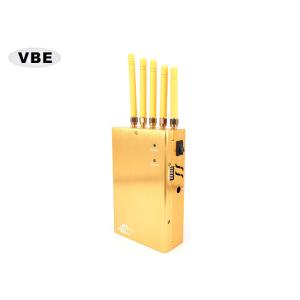 Compact Design Handheld Signal Jammer With 2000mAh Internal Battery No Harm To