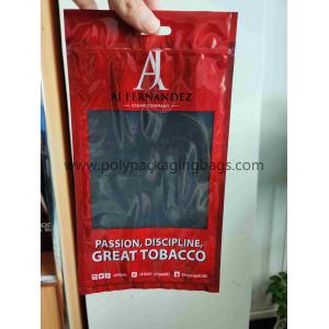 Travel cigar moisturizing bag with moisturizing and humidifying system with red