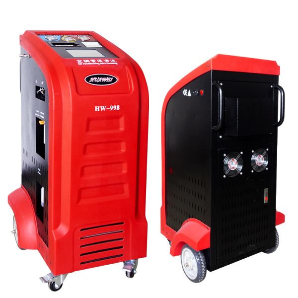 Buy 12kg Cylinder Capacity R134a Car AC Service Station Red White Color at wholesale prices