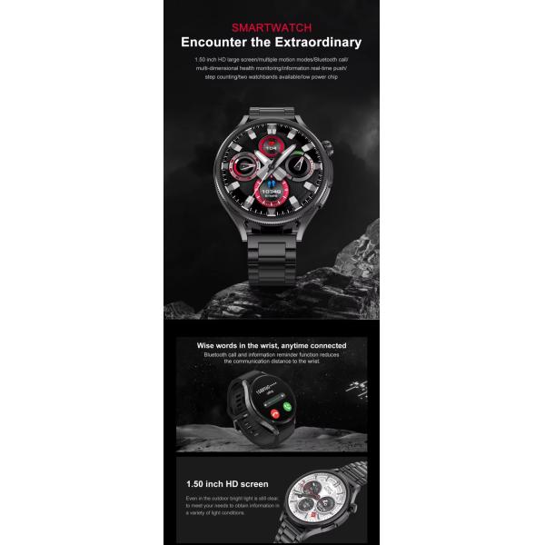 Waterproof Round Sport Outdoor Smartwatches Multifunctional 200mAh