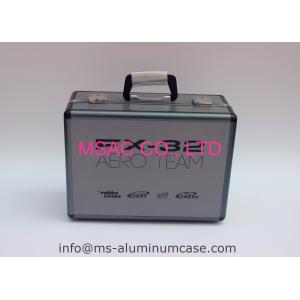 Iron Gray Aluminium RC Carry Case , Lockable Aluminum Drone Case