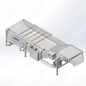 China air drying machineWash and blow-dry fruitsFruit vegetable air blow washing drying waxing sorting processing line machine on sale