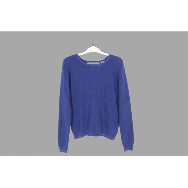 18% Polyamide Ladies Loose Knitted Sweater Pullover Long 46/48