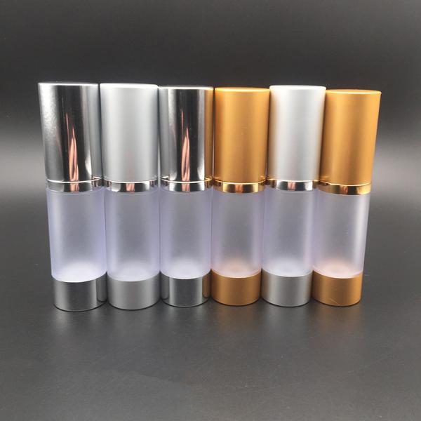 10ml 15ml 30ml 50ml 80ml 100ml 120ml Silver Golden Matte Airless Pump Bottle Facial Cleanser Sealing Type PUMP SPRAYER